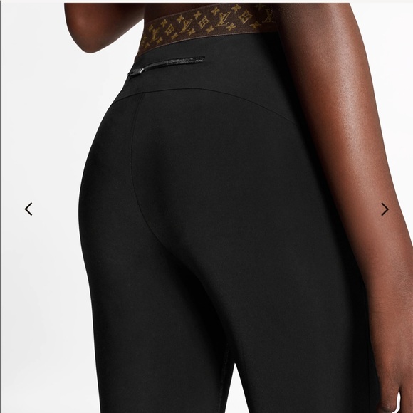 LOUIS VUITTON RED LEGGINGS SIZE 36 - Picture 11 of 12